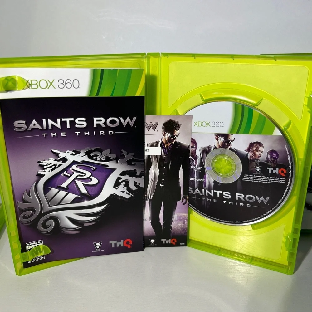 Xbox 360 Lot of 3 South Park ~ Saints Row ~ Skate **UNTESTED**